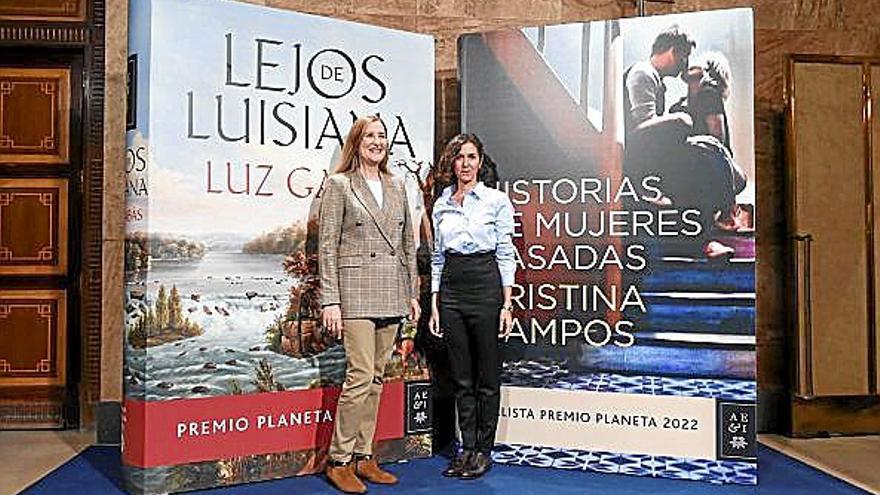Luz Gab&aacute;s y Cristina Campos presentan las obras ganadora y finalista del Premio Planeta 2022. | FOTO: EUROPA PRESS