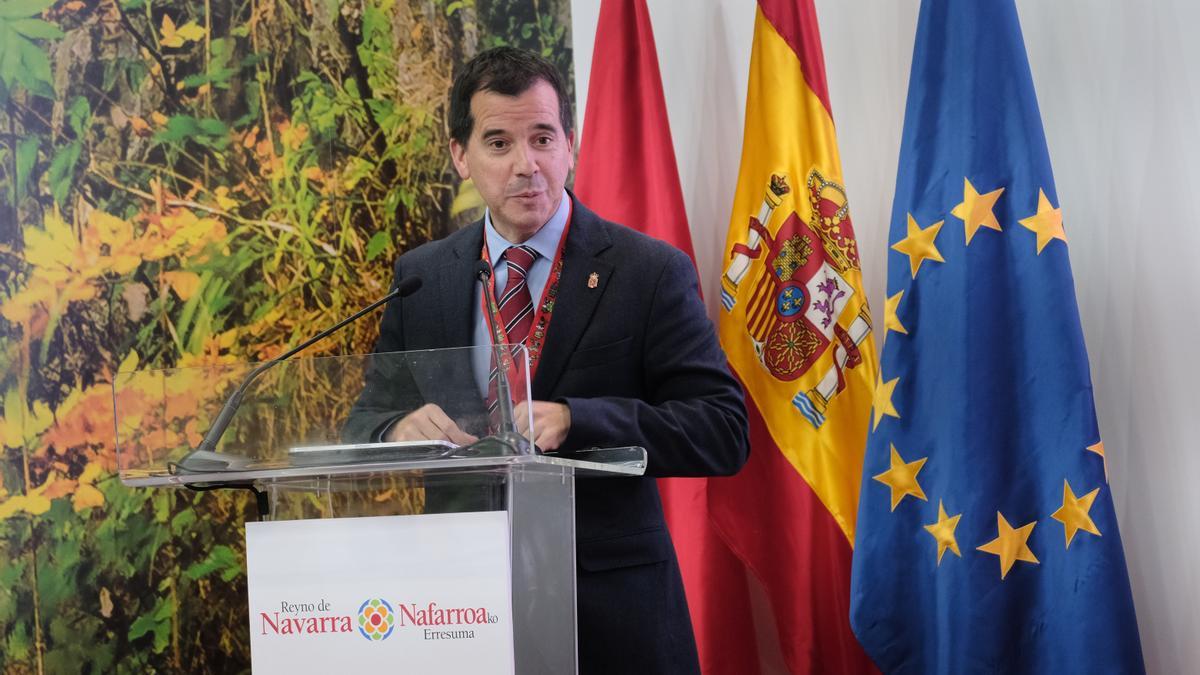 Mikel Irujo, durante su intervención en Fitur.