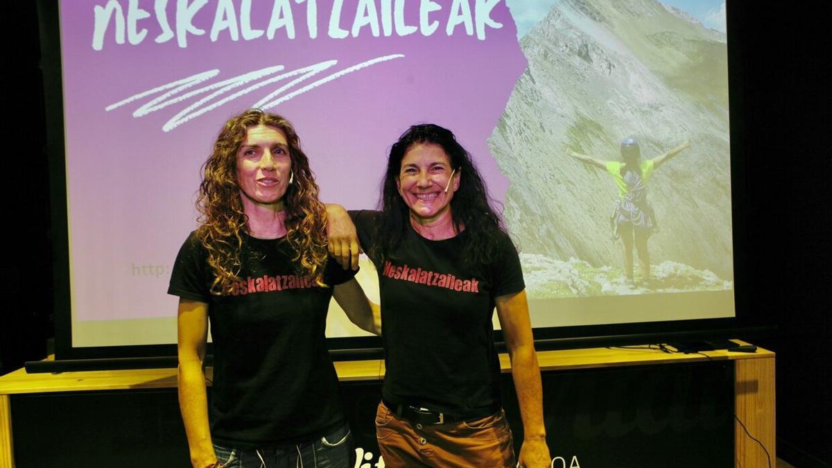 Hace 13 a&ntilde;os Ana Ruiz e Idoia Rubial fundaron Neskalatzaileak para fomentar el deporte femenino en la monta&ntilde;a