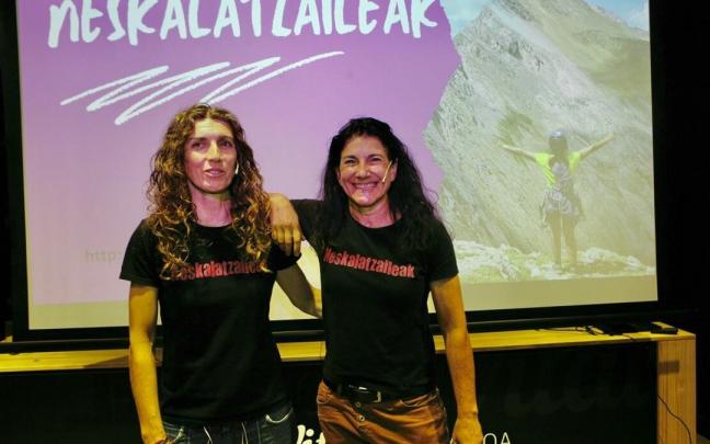 Hace 13 a&ntilde;os Ana Ruiz e Idoia Rubial fundaron Neskalatzaileak para fomentar el deporte femenino en la monta&ntilde;a