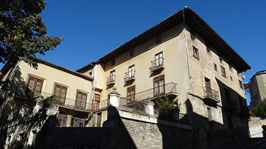Imagen del palacio en el Casco Viejo gasteiztarra.