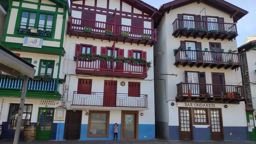Casas de colores en Hondarribia.