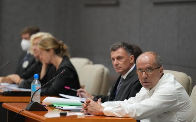 El juicio contra el asesino de su mujer y su hija en Abanto-Zierbena en 2020. El juicio contra el asesino de su mujer y su hija en Abanto-Zierbena en 2020.