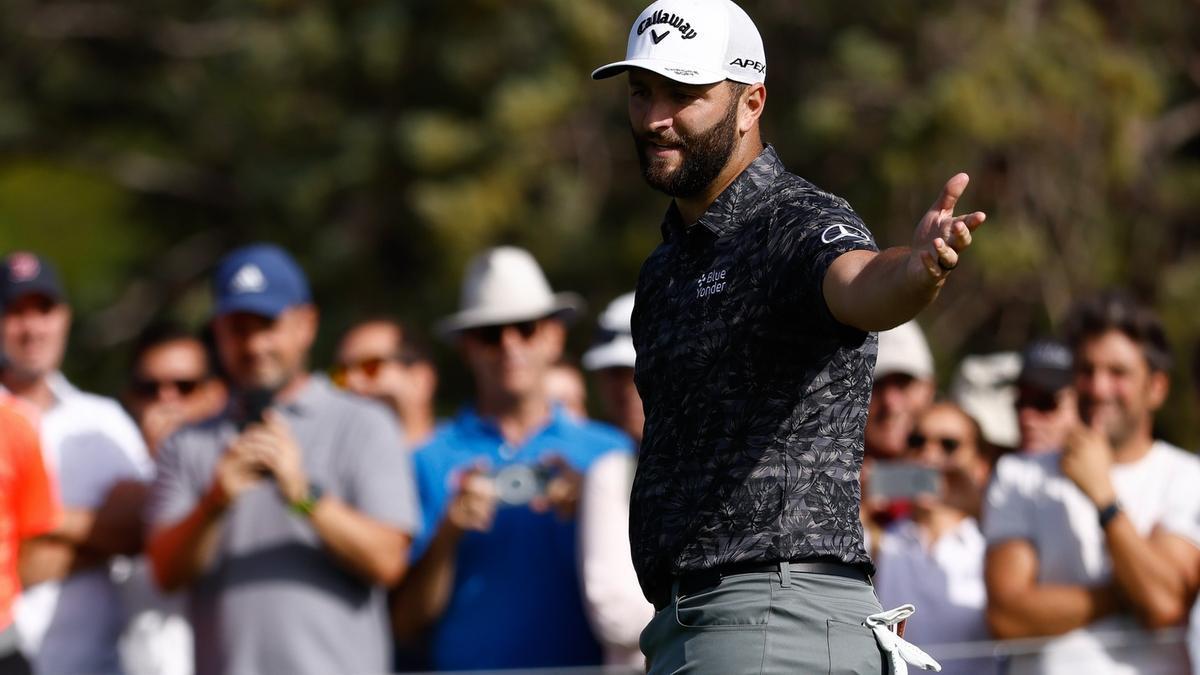 Jon Rahm, en la jornada de ayer
