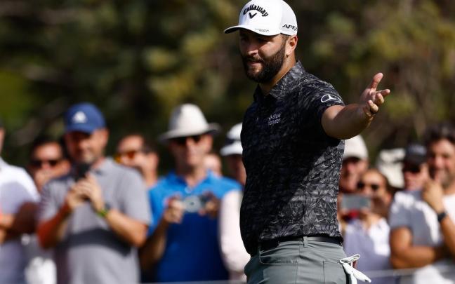 Jon Rahm, en la jornada de ayer