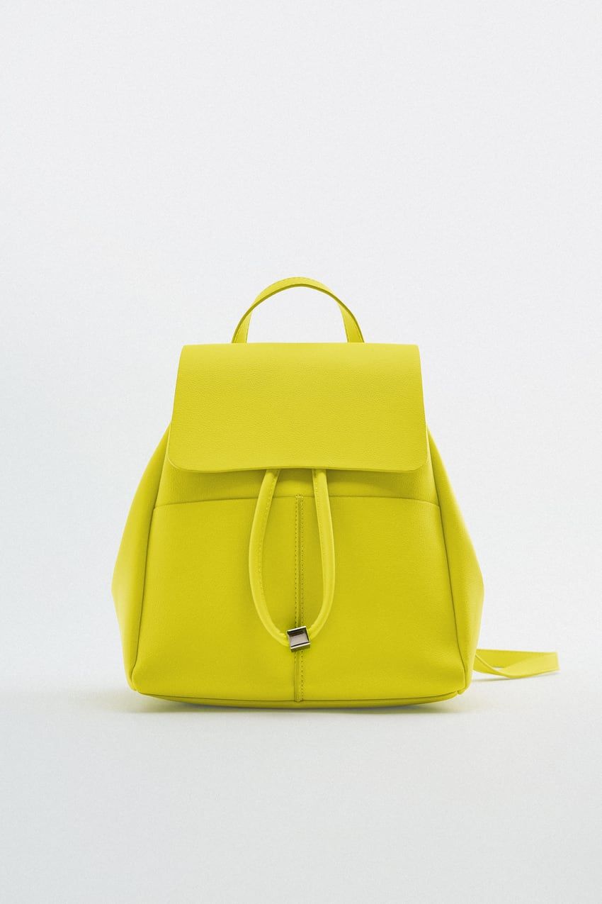 Mochila verde lima.