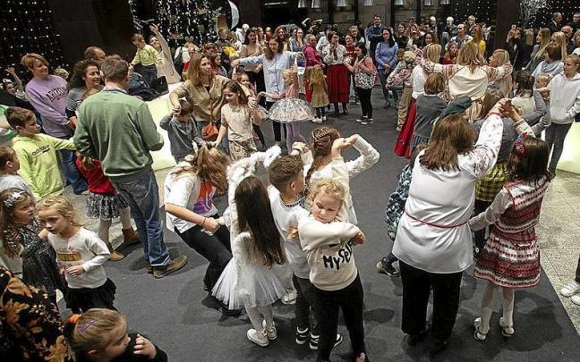 Regalos para 120 ni&ntilde;os y ni&ntilde;as ucranianos refugiados en Navarra