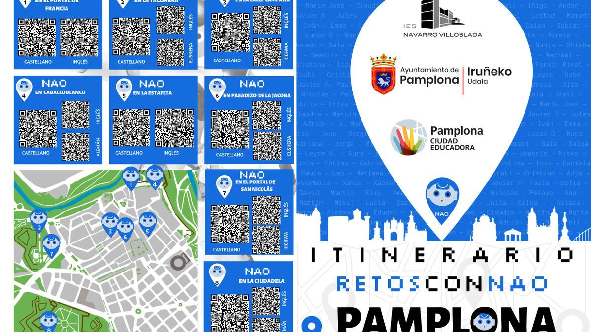 Itinerario audioguiado de Pamplona.