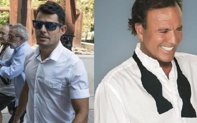 Montaje de Julio Iglesias y Javier Sánchez Santos. Montaje de Julio Iglesias y Javier Sánchez Santos.