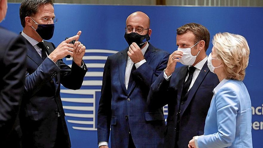 Varios jefes de Estado de la UE, en una de las cumbres en las que se dise&ntilde;aron los Next.