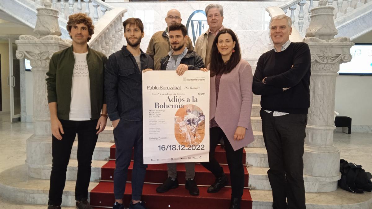 Imagen de la presentación de la producción 'Adiós a la bohemia'.