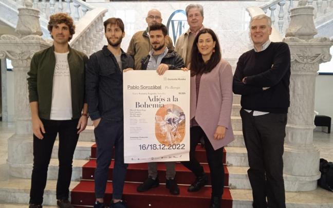 Imagen de la presentación de la producción 'Adiós a la bohemia'.