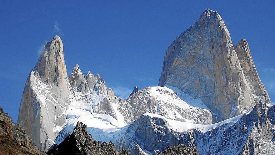 Montaña Fitz Roy, en la Patagonia argentina.