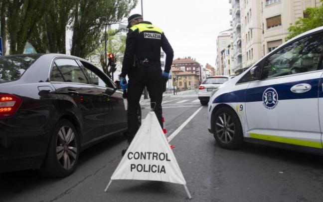 Agente de la Policía Local de Vitoria.