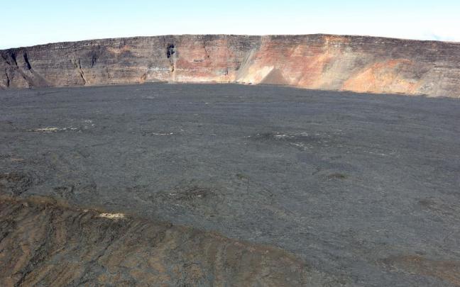 Caldera del volcán de Mauna Loa, en Hawái. Caldera del volcán de Mauna Loa, en Hawái.