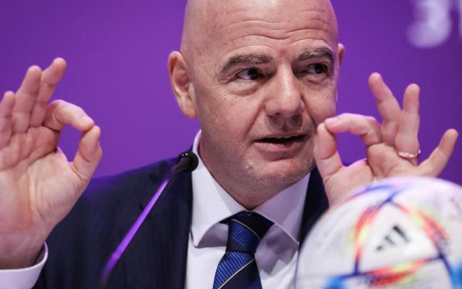 Gianni Infantino, presidente de la FIFA.