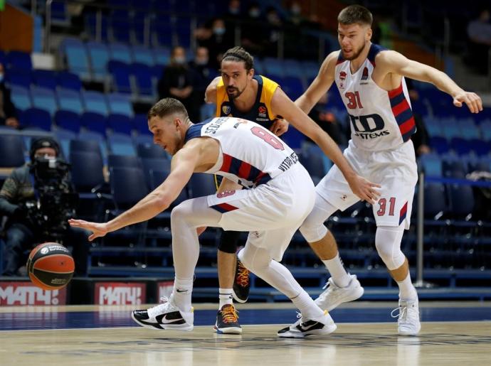 Sedekerskis y Giedraitis, en un partido de la pasada Euroliga