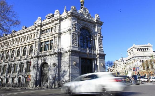 Fachada del Banco de España, en Madrid.
