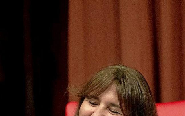 La ya expresidenta de la Cámara, Laura Borràs. | FOTO: E. P.