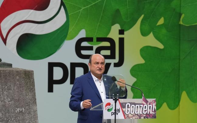 El presidente del EBB del PNV, Andoni Ortuzar.