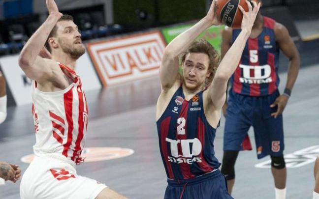 Sander Raieste, durante un partido de la temporada pasada