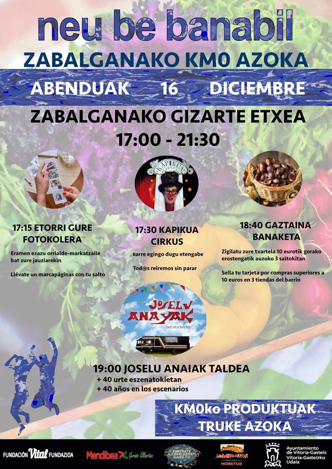 Zabalganako km0 azoka.