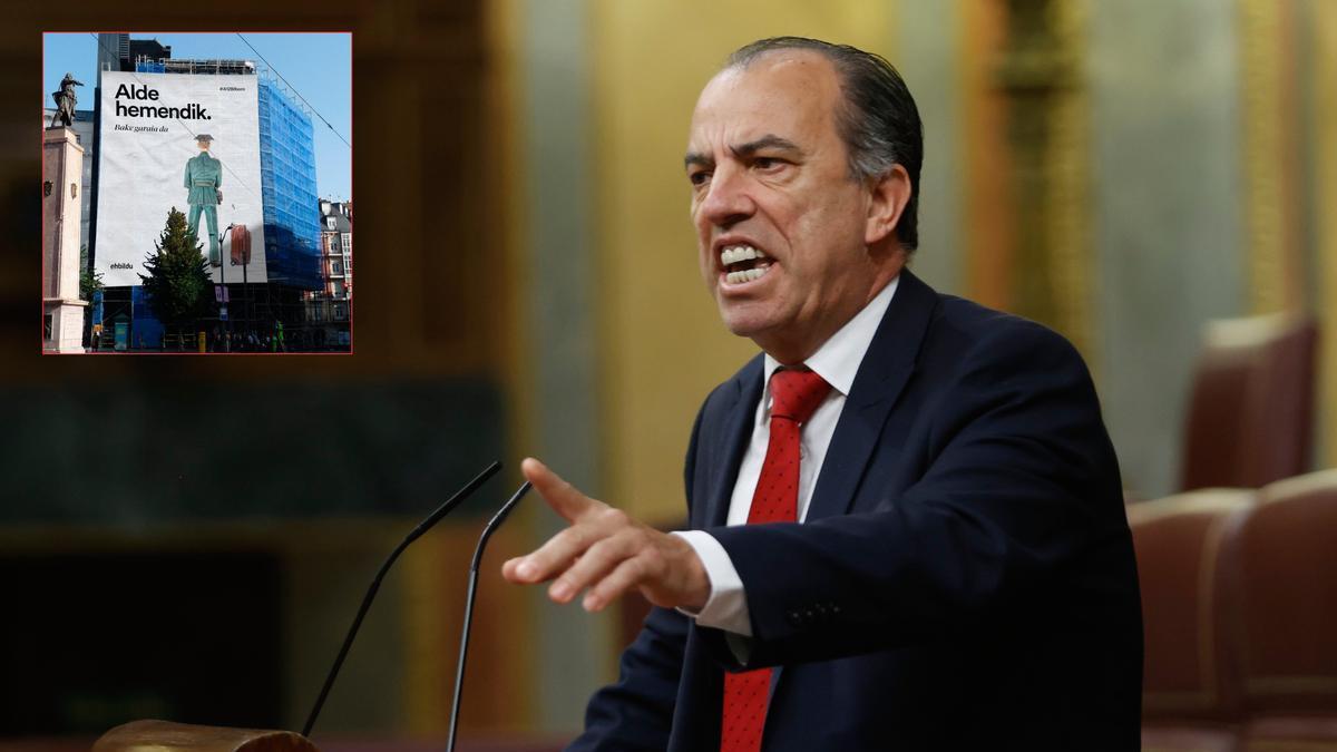 Carlos García Adanero, diputado expulsado de UPN, en el Congreso.