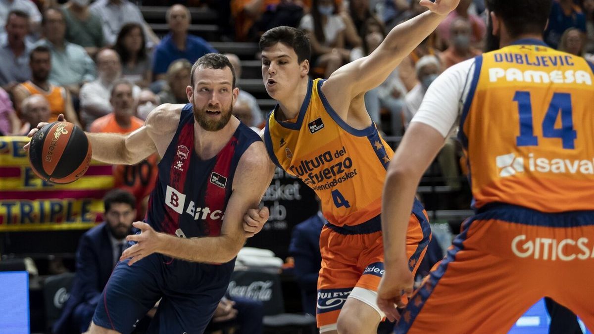 Costello, durante la semifinal de la ACB disputada en La Fonteta ante el Valencia Basket