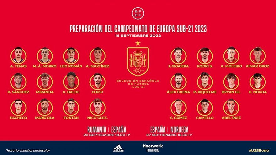 La convocatoria de Luis de la Fuente.