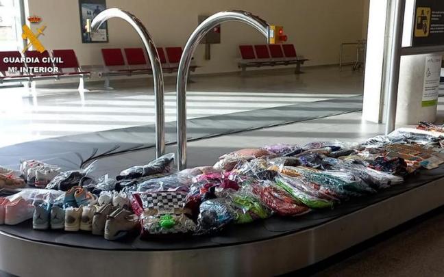 Los artículos incautados en el Aeropuerto de Pamplona Los artículos incautados en el Aeropuerto de Pamplona