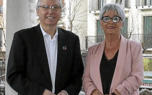 Asensio y Gómez, en la presentación de ayer.