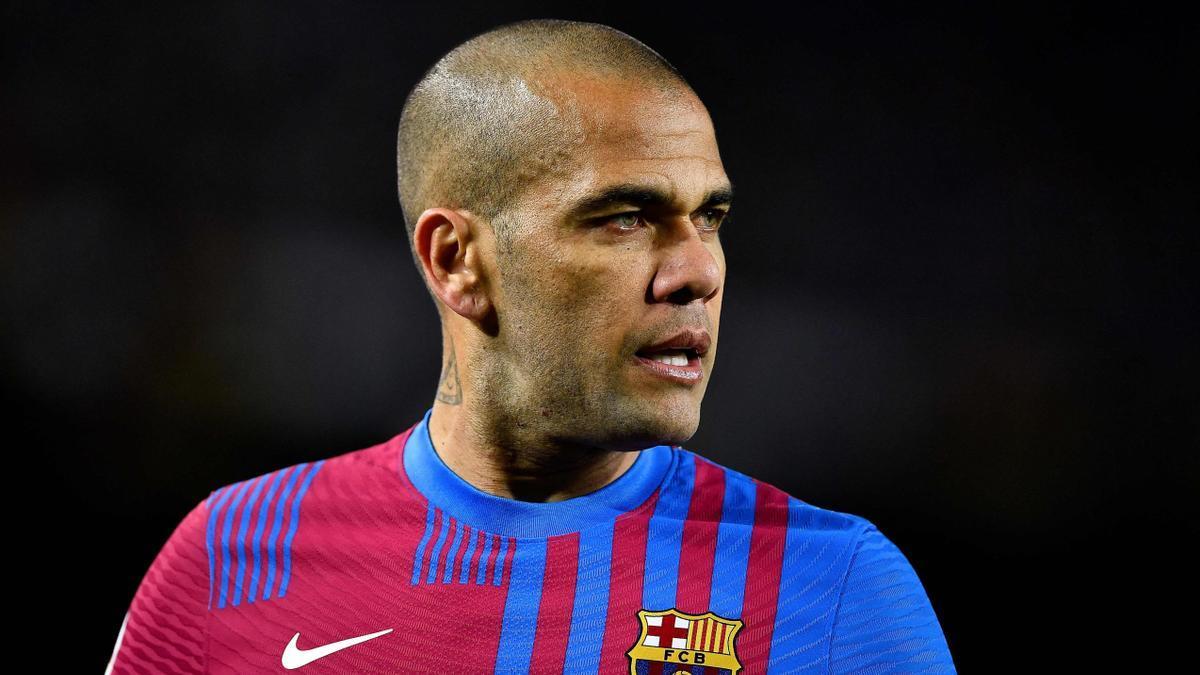 Dani Alves, durante su última etapa en el Barça.