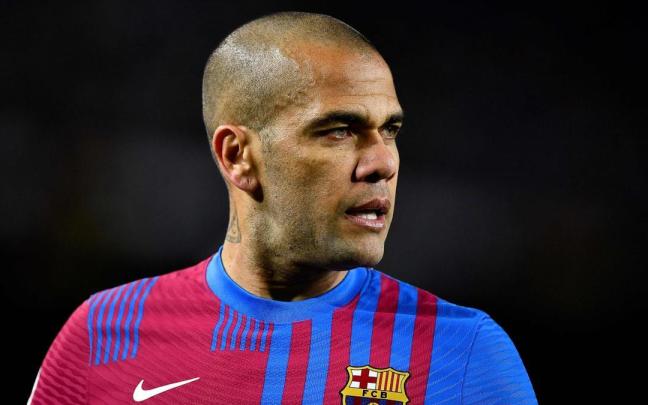 Dani Alves, durante su última etapa en el Barça.