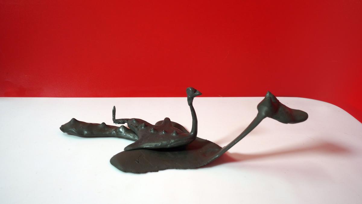 Bloques de material que se han esculpido sin contacto para crear esculturas.