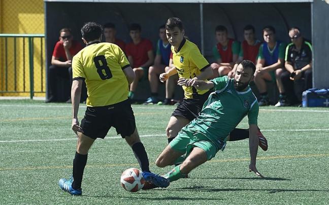 Partido Lagunak B - Beriáin, en las instalaciones de Lagunak.