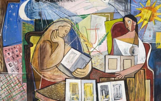 Obra "Las artes" de Francis Bartolozzi.