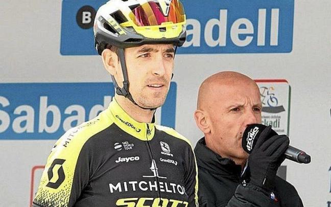 Mikel Nieve, en la Vuelta al País Vasco de 2019. Mikel Nieve, en la Vuelta al País Vasco de 2019.