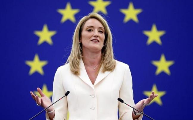La presidenta del Parlamento Europeo, Roberta Metsola La presidenta del Parlamento Europeo, Roberta Metsola