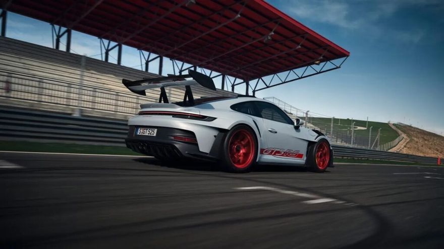 El nuevo Porsche 911 GT3 RS, en el circuito de Los Arcos