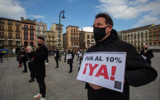 Protesta previa del sector de la imagen personal.