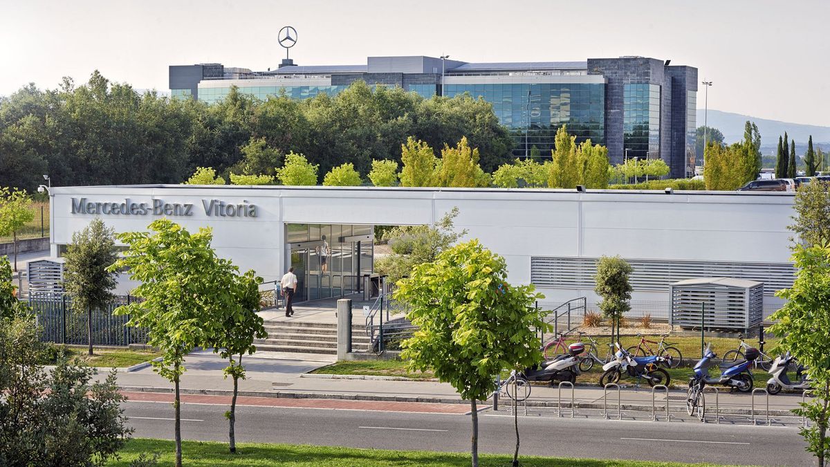 La planta de Mercedes en Vitoria.