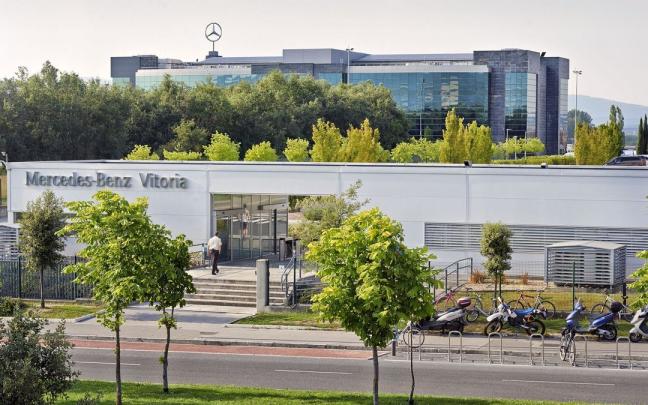 La planta de Mercedes en Vitoria. La planta de Mercedes en Vitoria.