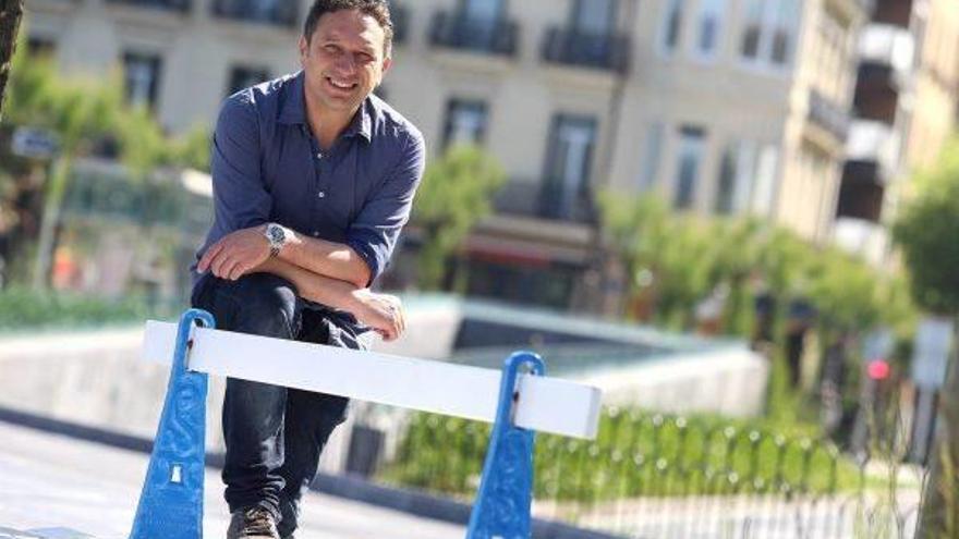 Eusebio Sacrist&aacute;n, en Donostia.