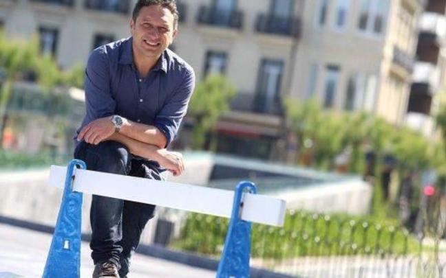 Eusebio Sacrist&aacute;n, en Donostia.