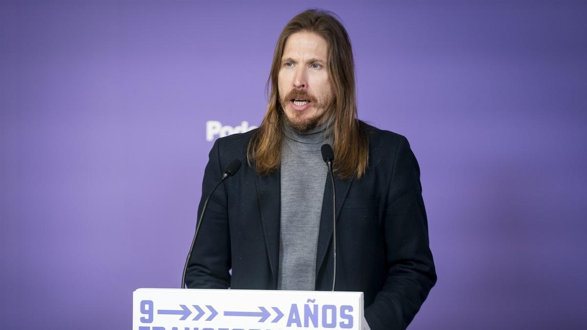 El portavoz de Podemos y coordinador en Castilla y León, Pablo Fernández.