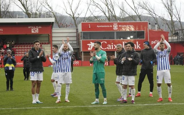 Laguardia agradece el apoyo a la afición en Anduva Laguardia agradece el apoyo a la afición en Anduva