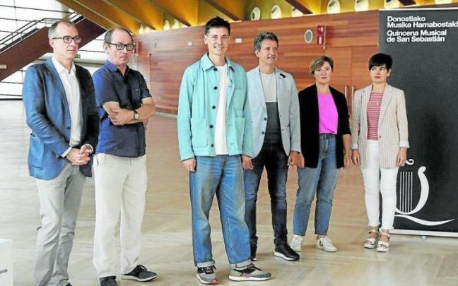 Representantes de la Quincena, de Kukai y de la EGO presentaron ayer San Sebasti&aacute;n el espect&aacute;culo que se estrenar&aacute; el 27 de agosto.