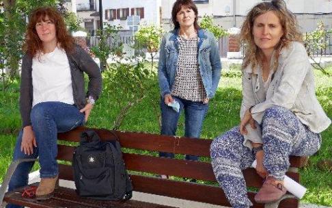 Luci González de Pedroso, Josune Zabala y Eneka Irizar, técnicas de prevención de los