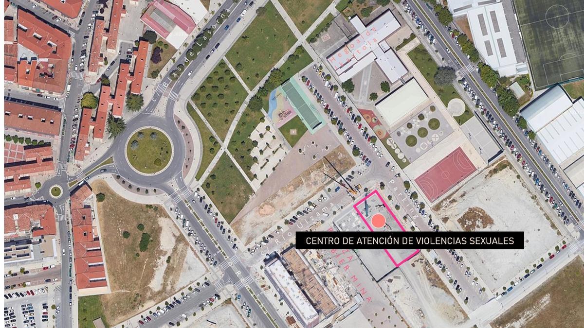 Ubicación del centro de crisis 24 horas.