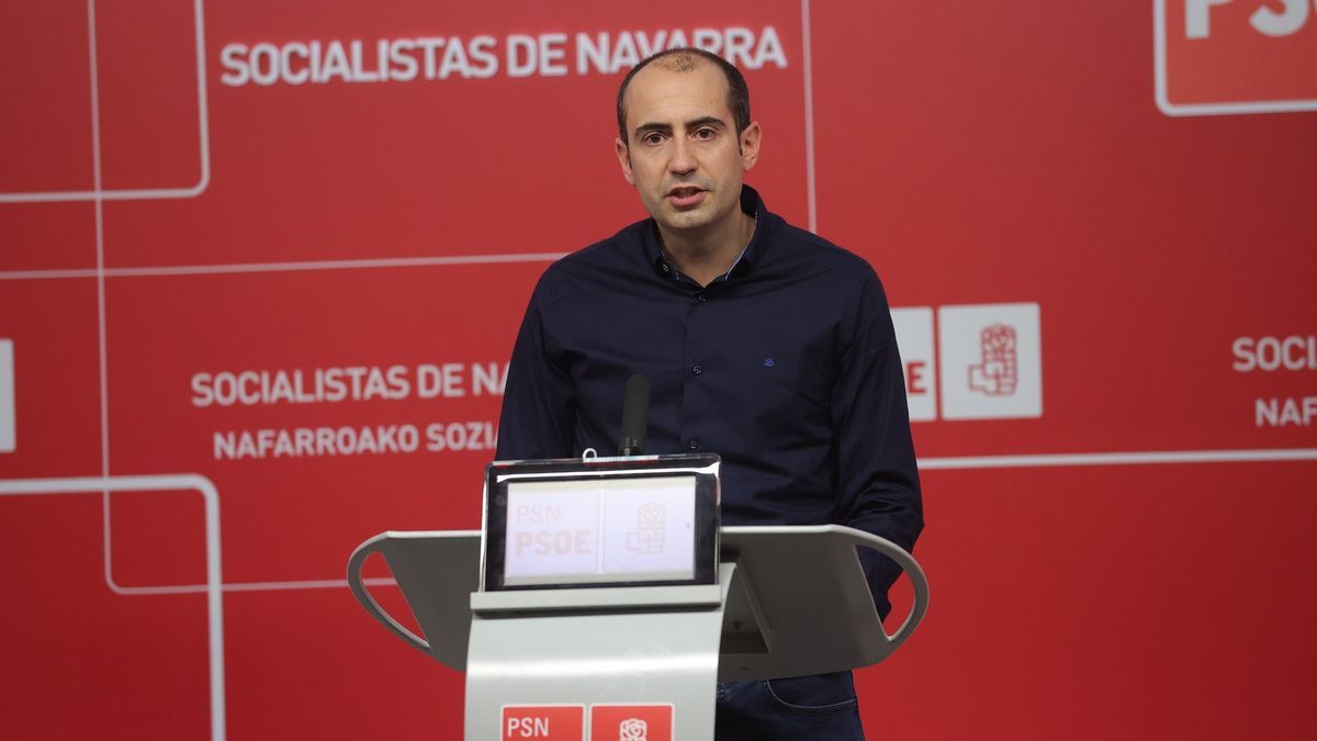 El portavoz de la formación en el Valle de Egüés, Mikel Bezunartea.